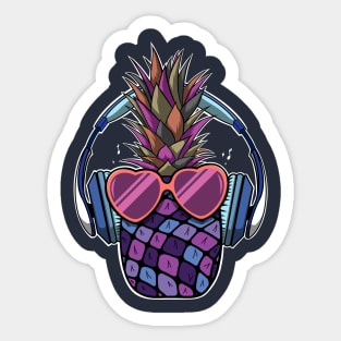 Cool Pineapple Vibes Sticker